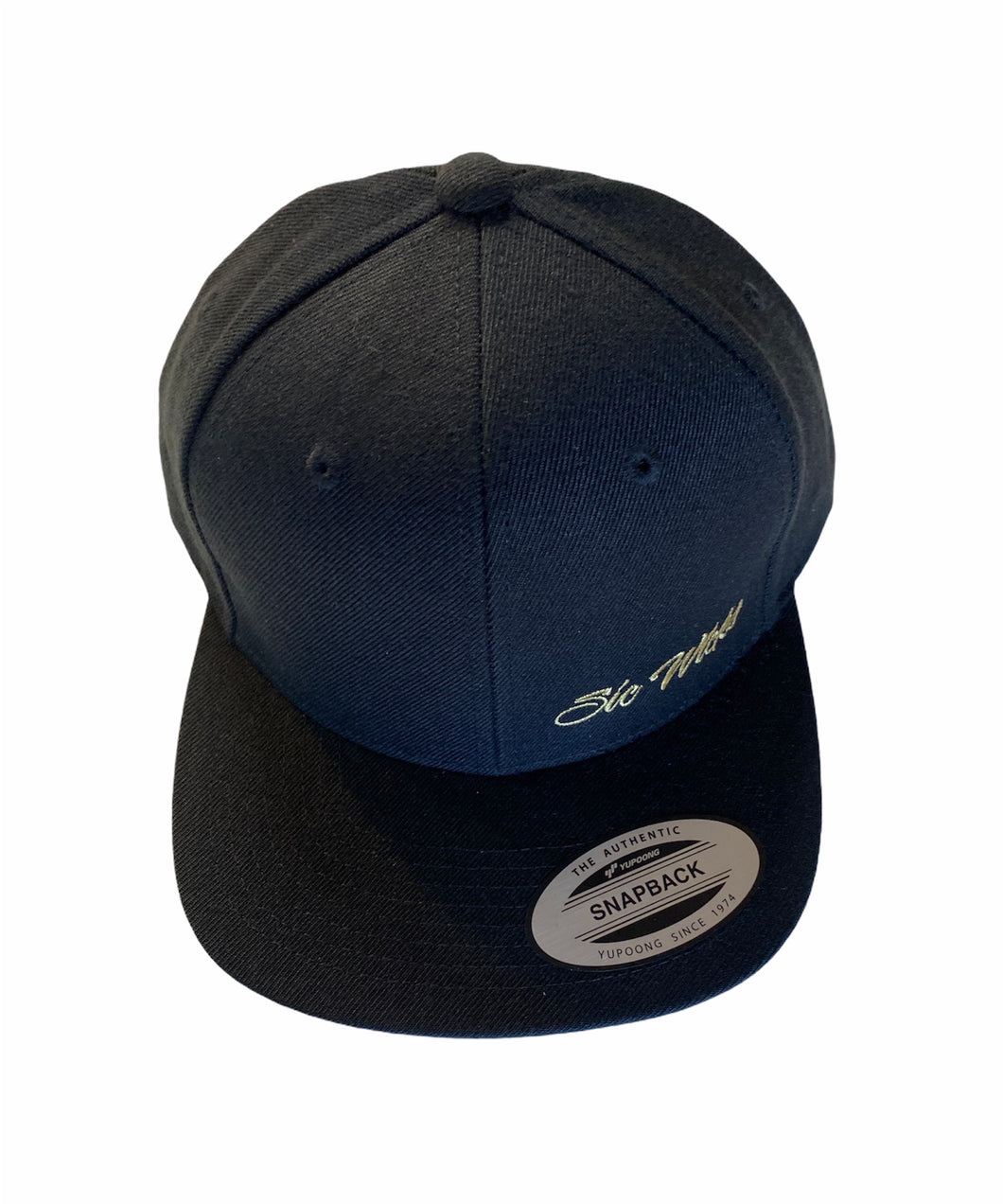 Black Flatbill SnapBack